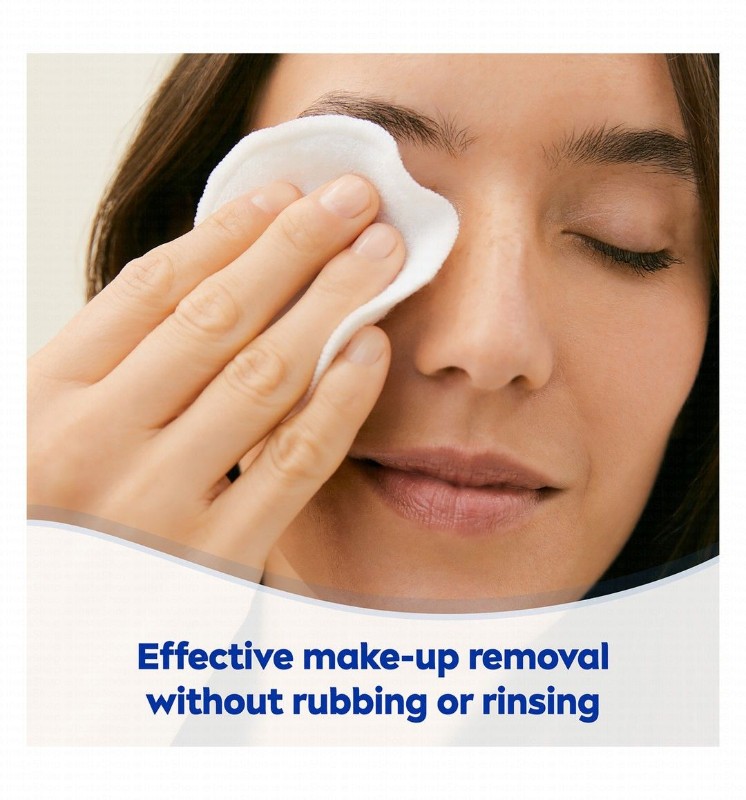 NIVEA Double Effect Eye Makeup Remover with Purified Water & Cornflower Extract