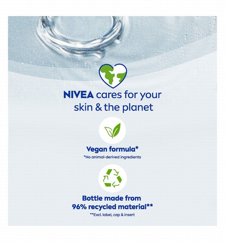NIVEA Double Effect Eye Makeup Remover with Purified Water & Cornflower Extract