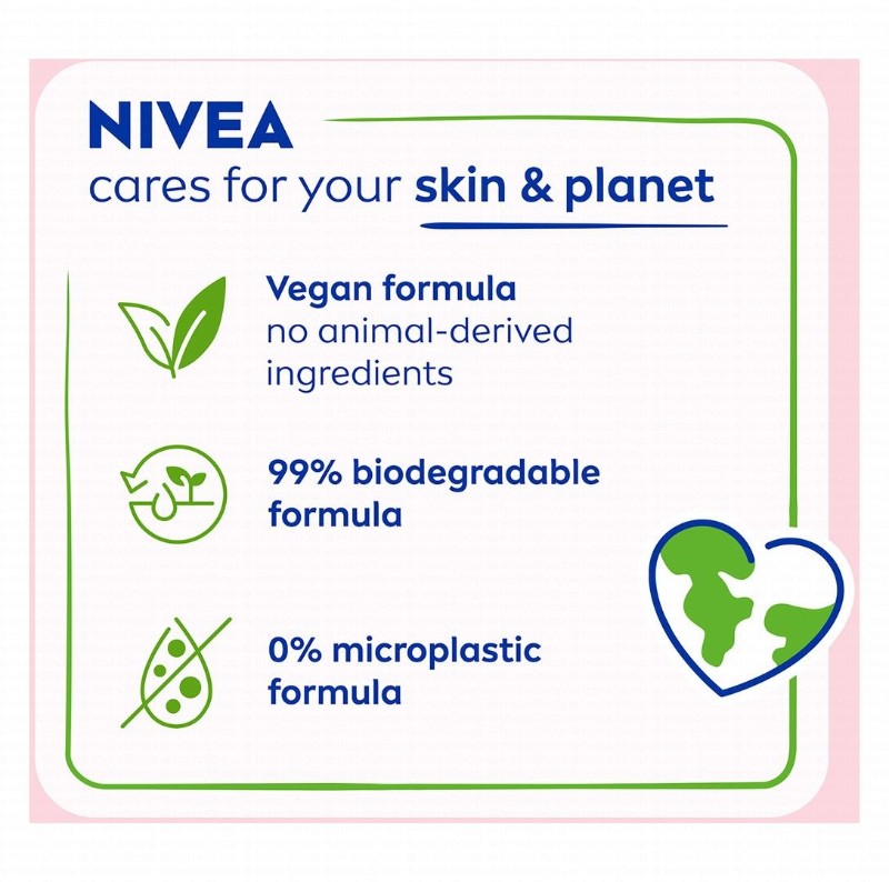 NIVEA Gentle Face Wash with Almond Oil for Dry & Sensitive Skin