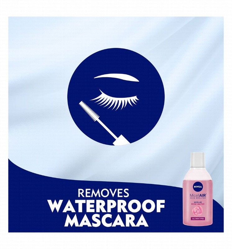 NIVEA Rose Care Micellar Water with Organic Rose Water & Oil