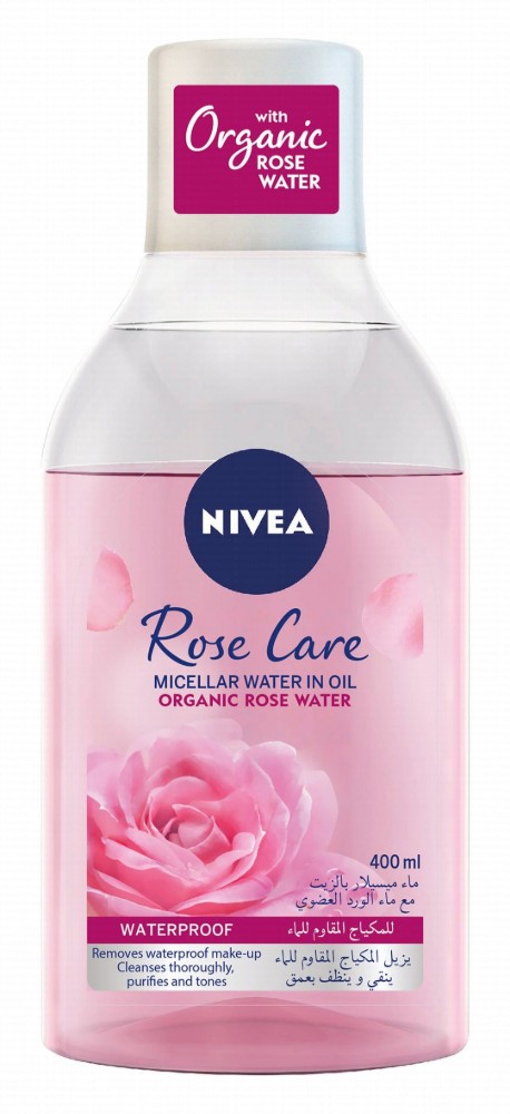 NIVEA Rose Care Micellar Water with Organic Rose Water & Oil
