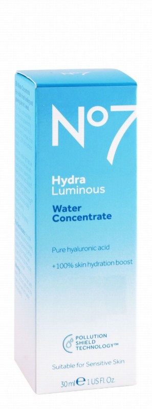 No7 Hydraluminous Water Concentrate Non-Greasy Pure Hyaluronic Acid for Sensitive Skin - oil free