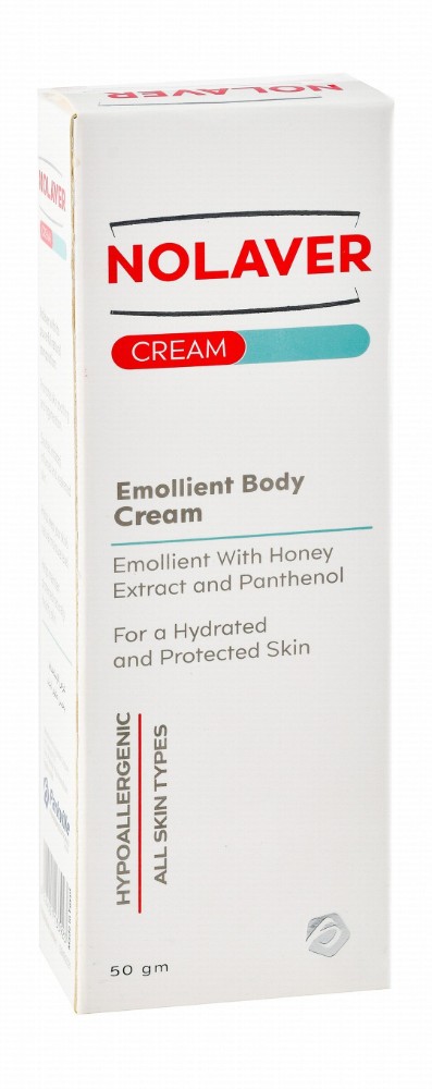 Nolaver Hypoallergenic Emollient Body Cream with Honey Extract & Panthenol for All Skin Types