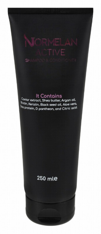 Normelan Active Shampoo & Conditioner with Caviar Extract, Shea Butter & Argan Oil