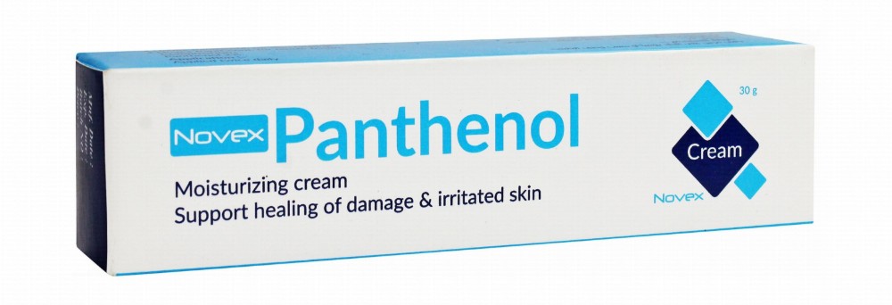 Novex Panthenol Moisturizing & Healing Cream for Damaged & Irritated Skin