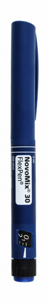 Novomix 30 Flex Pen 100 U/ml Insulin Aspart Suspension for Subcutaneous Injection