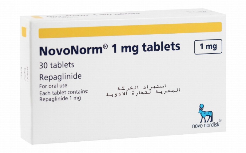 Novonorm 1mg Repaglinide Diabetes Medication