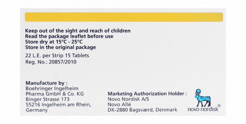 Novonorm 1mg Repaglinide Diabetes Medication