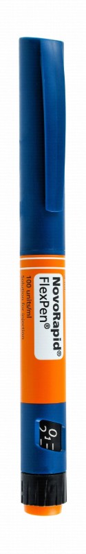 NovoRapid Flex Pen 100 U/ml Insulin Solution for Subcutaneous & Intravenous Injection
