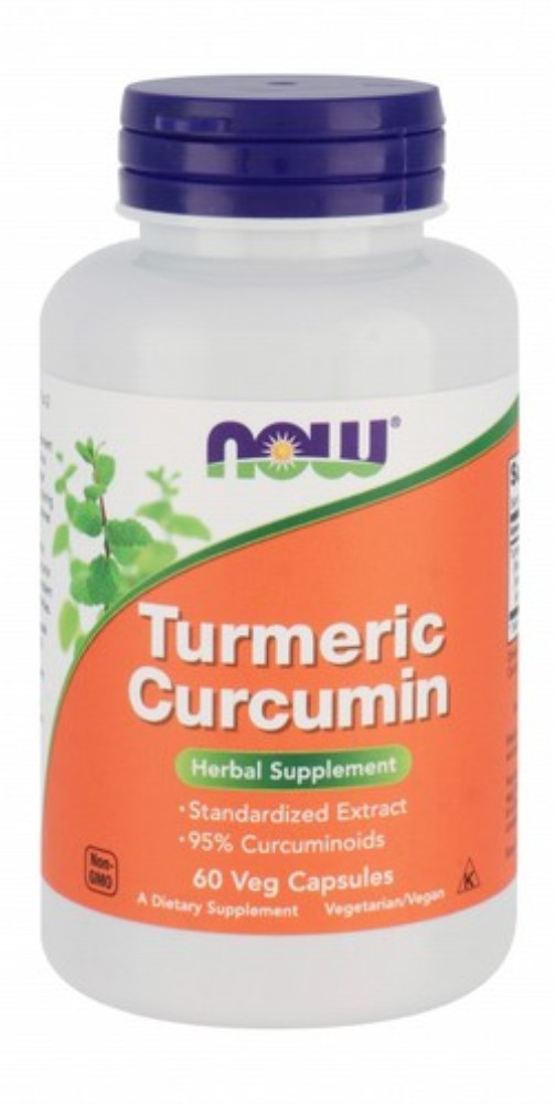 Now 665mg Curcumin Herbal Supplement with Turmeric Root Extract - vegan, GMO free