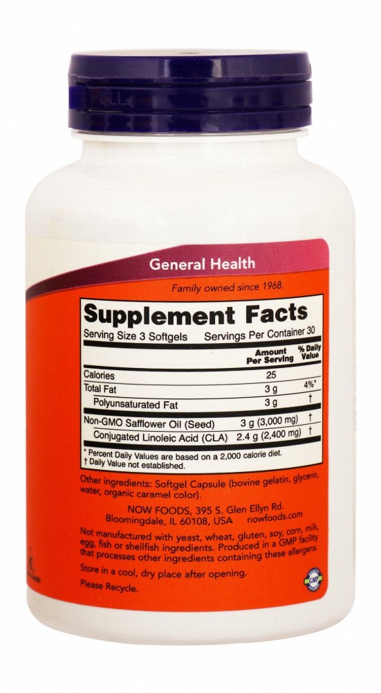 Now 800mg CLA Supplement - GMO free