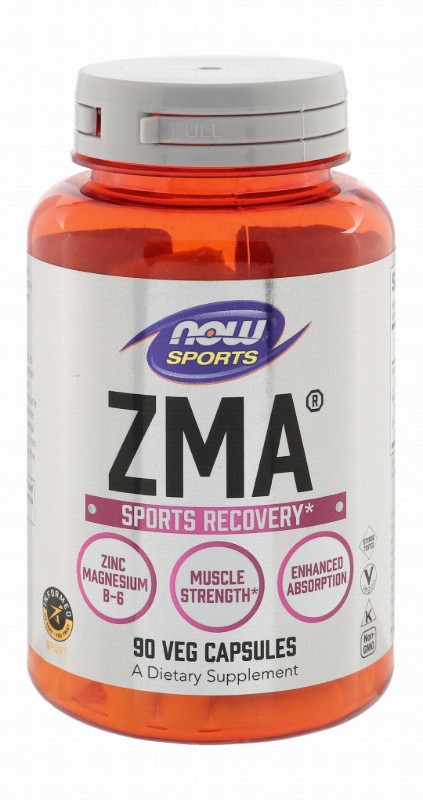 Now Sports Zma Recovery Supplement - GMO free, steroid free