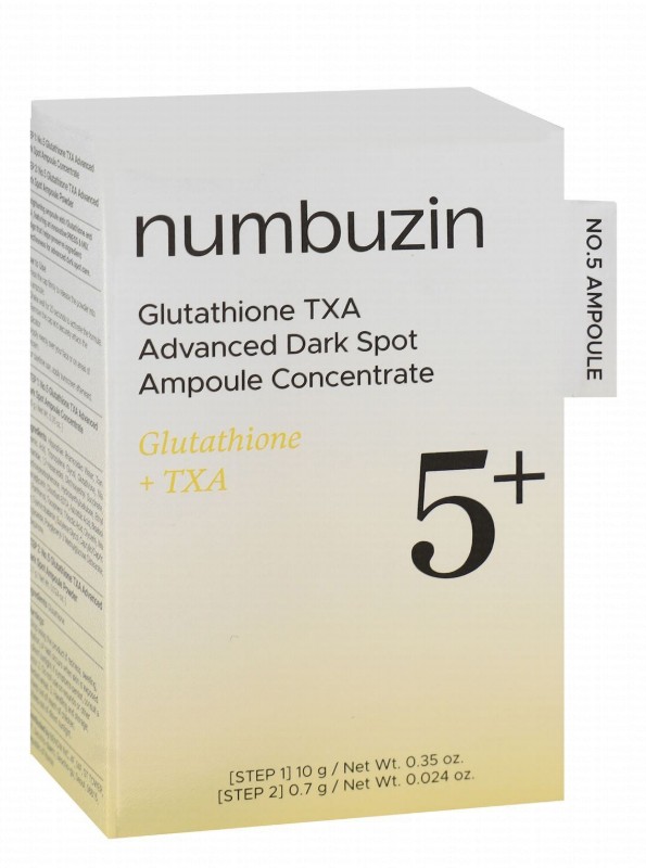 Numbuzin 5 Plus Advanced Anti-Dark Spot Face Serum Ampoule with Glutathione & TXA