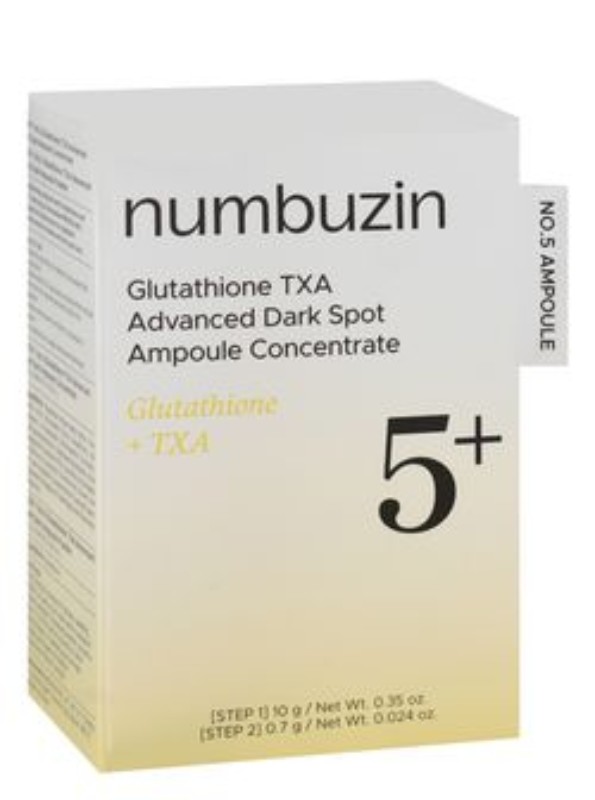 Numbuzin 5 Plus Advanced Anti-Dark Spot Face Serum Ampoule with Glutathione & TXA