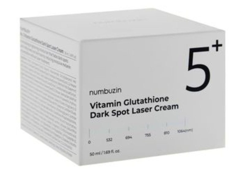 Numbuzin 5+ Anti-Dark Spot Laser Face Cream with Vitamin & Glutathione