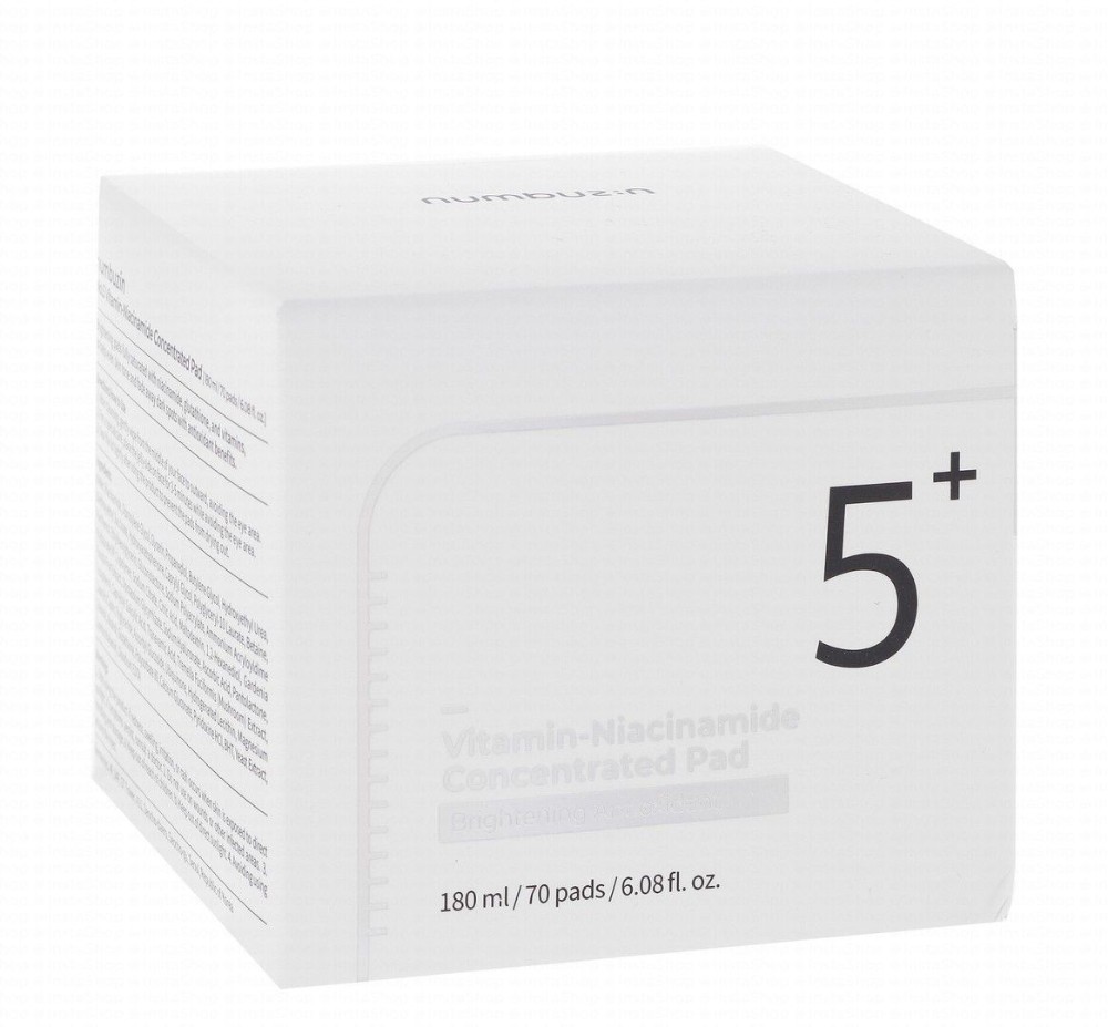 Numbuzin No.5 Vitamin-Niacinamide Brightening & Antioxidant Concentrated Facial Pads
