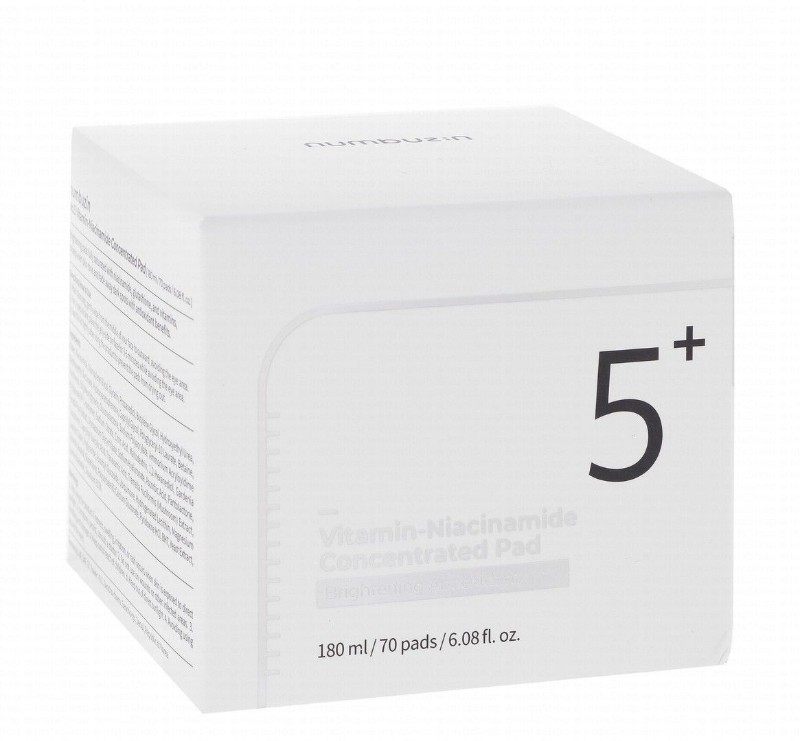 Numbuzin No.5 Vitamin-Niacinamide Brightening & Antioxidant Concentrated Facial Pads