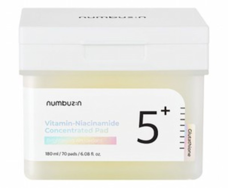 Numbuzin No.5 Vitamin-Niacinamide Brightening & Antioxidant Concentrated Facial Pads