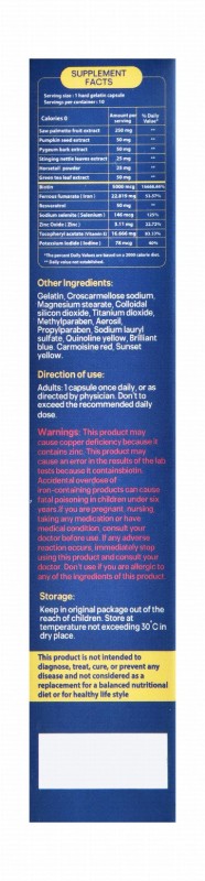Nutrivam 5000mcg Biotin Hair Growth Health Support Supplement with Multi-Minerals, Multivitamins & Plant Extract Complex