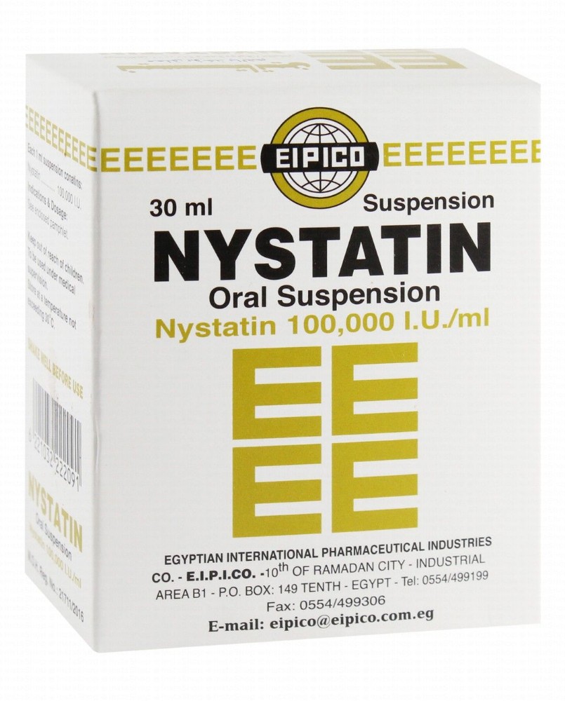 Nystatin 100,000 IU/ml Gynecological Anti-Infective & Antiseptic