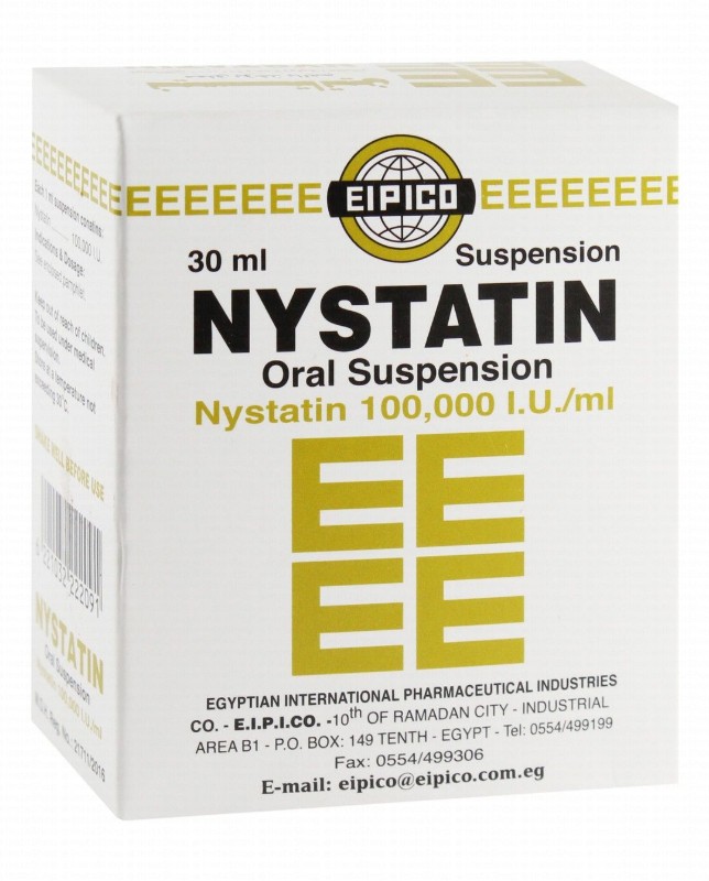 Nystatin 100,000 IU/ml Gynecological Anti-Infective & Antiseptic