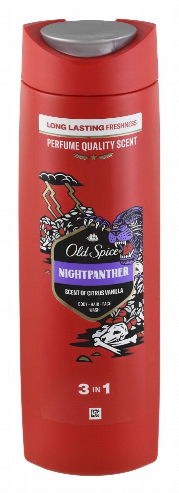 Old Spice Nightpanther 3in1 Body, Hair & Face Wash Citrus & Vanilla Scent
