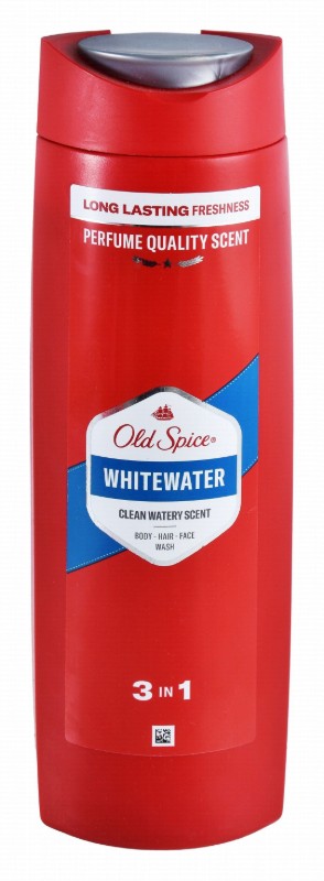 Old Spice Whitewater 3in1 Body, Hair & Face Wash Clean Watery Scent