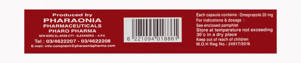 Omez 20mg Omeprazole for Treating Hyperacidity