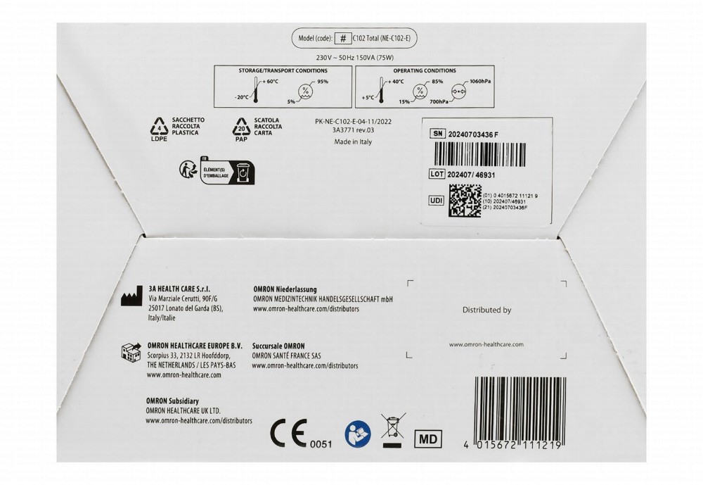 Omron Compressor Nebulizer - C102 Total