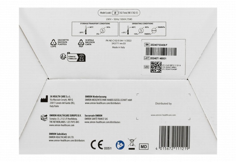 Omron Compressor Nebulizer - C102 Total