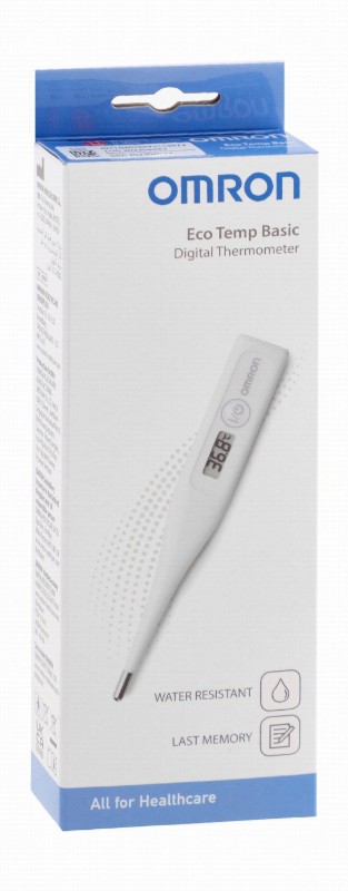 Omron Water-Resistant Eco Temp Basic Digital Thermometer