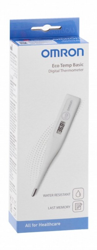 Omron Water-Resistant Eco Temp Basic Digital Thermometer