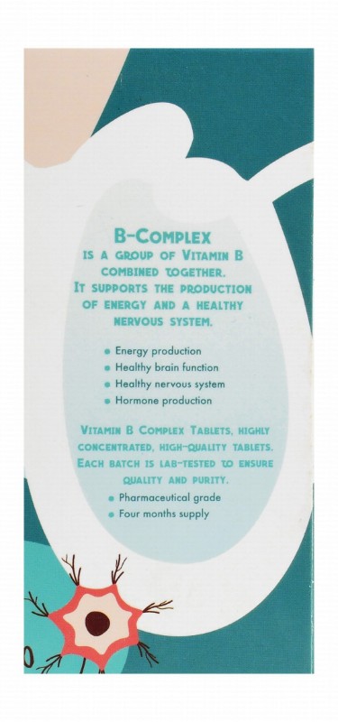 Organic Nation B-Complex Energy & Brain Function Support Supplement