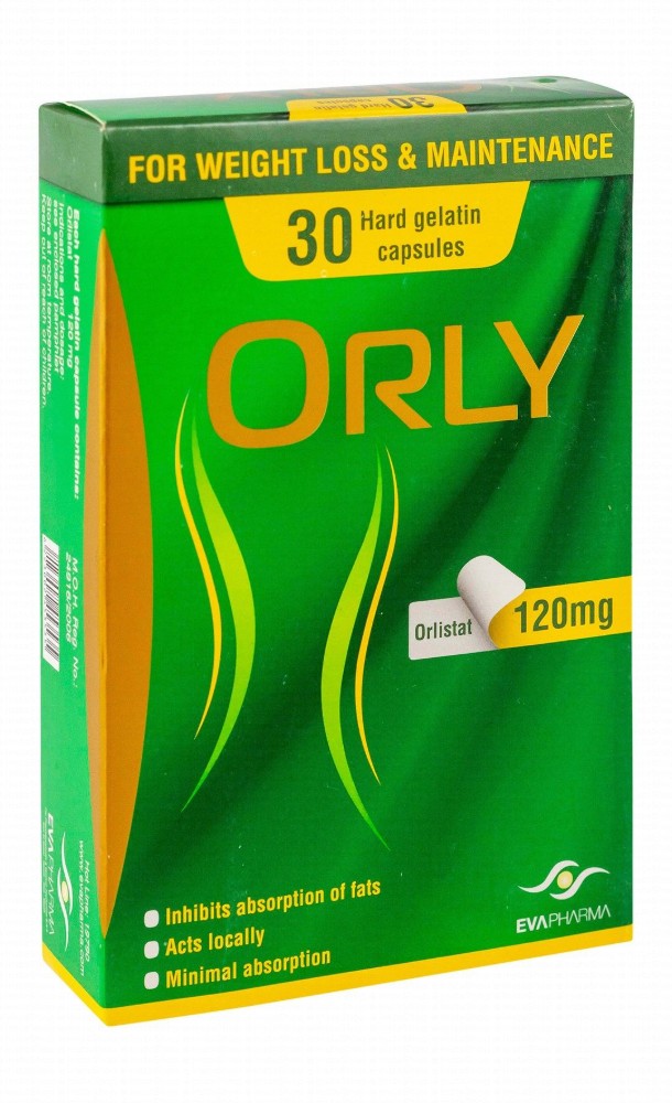 Orly 120mg Orlistat for Weight Loss & Maintenance