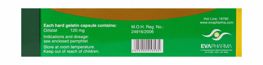 Orly 120mg Orlistat for Weight Loss & Maintenance