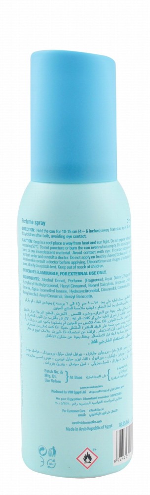 Ossum Cherish Fragranced Body Spray - gas free