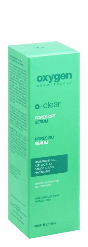 Oxygen Dermatology O-Clear Pores Off Facial Serum with Niacinamide, Azelaic & Salicylic Acids