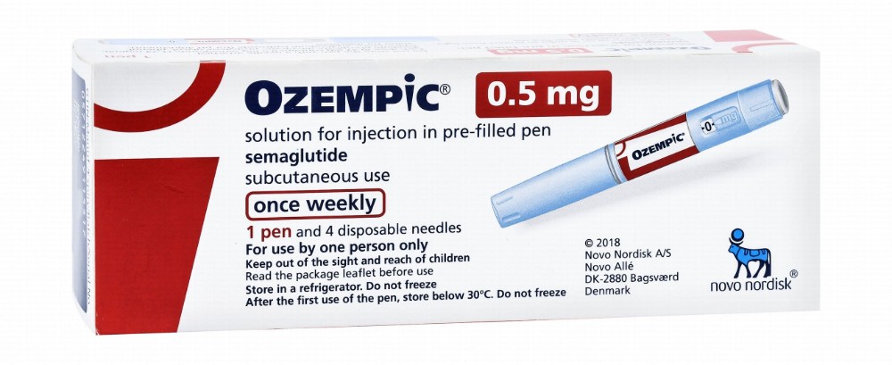 Ozempic 0.5mg Semaglutide Solution with Needles for Subcutaneous Injection