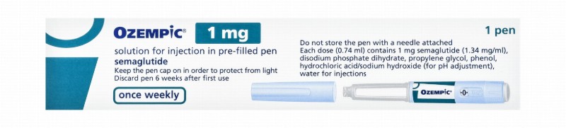 Ozempic 1mg Semaglutide Solution with Needles for Subcutaneous Injection