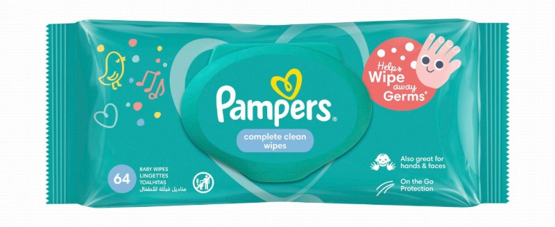 Pampers Complete Clean Baby Wipes - alcohol free