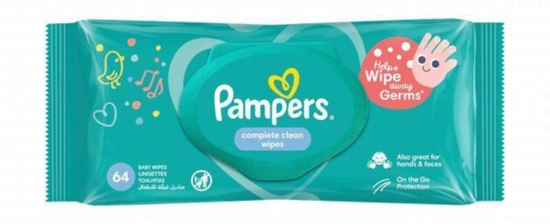 Pampers Complete Clean Baby Wipes - alcohol free