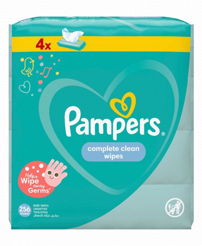 Pampers Complete Clean Baby Wipes - alcohol free