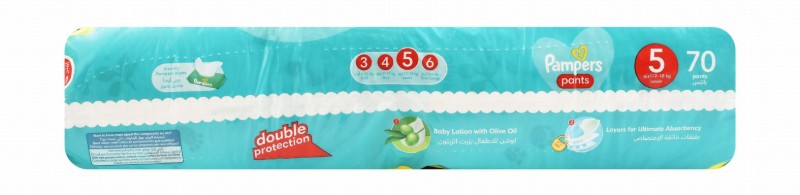 Pampers Junior Diaper Pants with Olive Oil Lotion Size 5 (12-18kg)