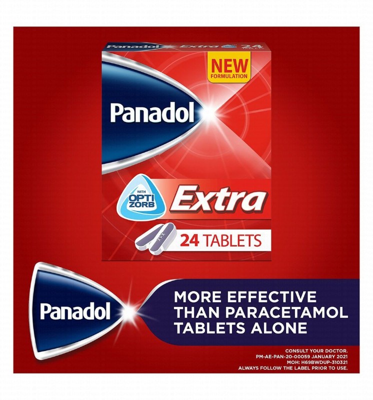 Panadol Extra for Effective Relief of Pain & Fever