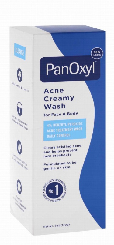 PanOxyl Acne Creamy Face & Body Wash with Benzoyl Peroxide