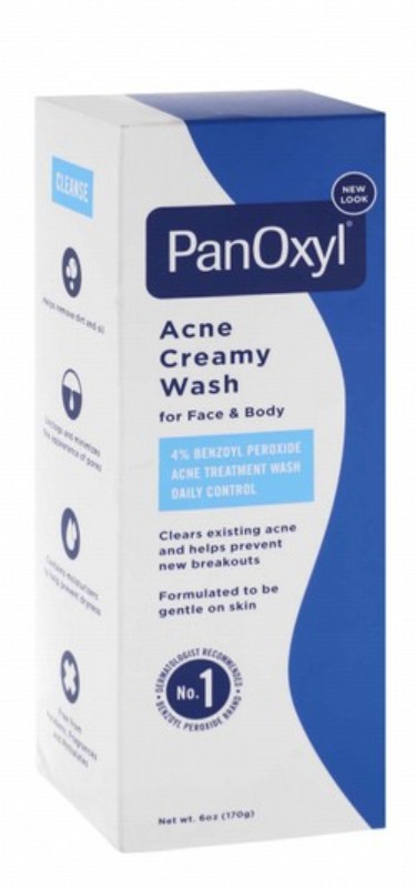 PanOxyl Acne Creamy Face & Body Wash with Benzoyl Peroxide
