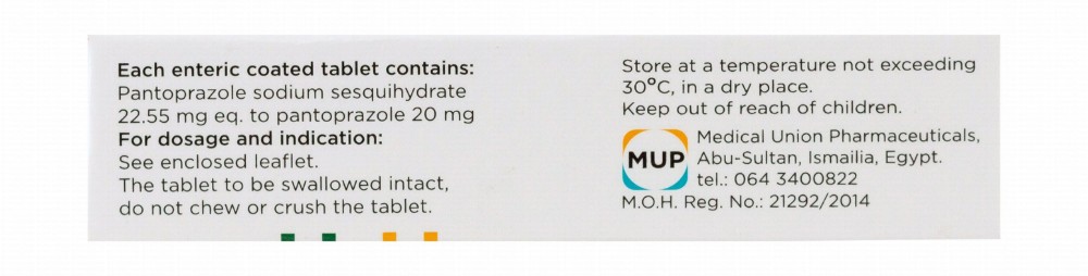 Pantoloc 20mg Pantoprazole