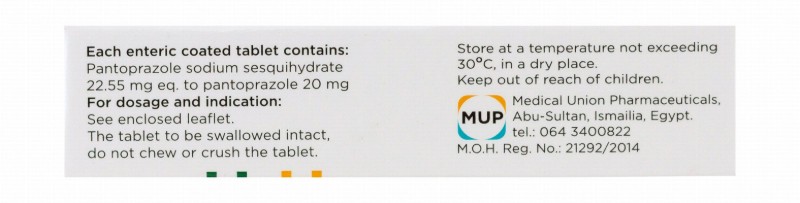 Pantoloc 20mg Pantoprazole