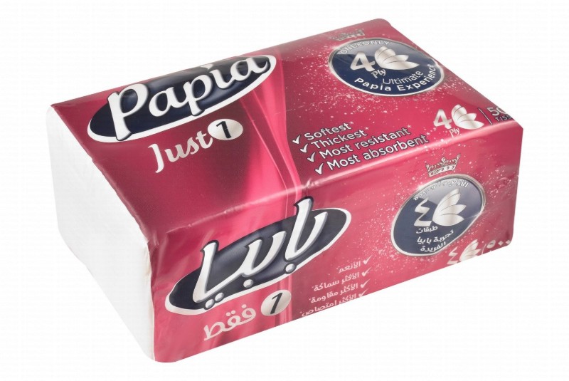 Papia Just 1 Facial Tissues 4ply