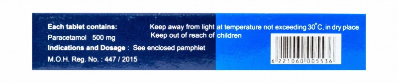 Paracetamol B.P 2015 Analgesic Antipyretic